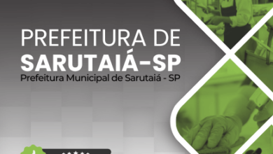 Apostila Servente Sarutaiá SP 2024