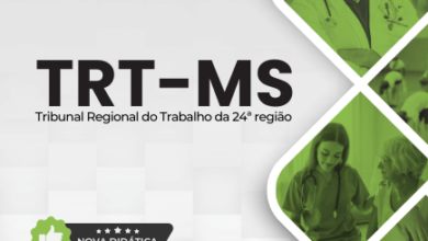 Apostila Técnico Judiciário Enfermagem Trabalho TRT MS 2024