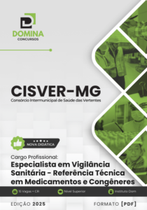 Completo PDF – Apostila Técnico em Medicamentos CISVER MG 2025