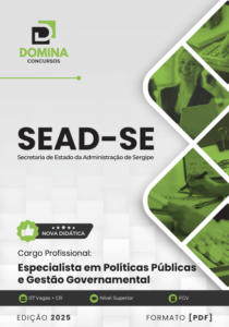 Digital PDF – Apostila Especialista em Políticas Públicas SEAD SE 2025