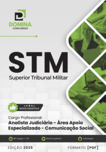 Apostila Analista Judiciário Comunicação Social STM 2025 – Atualizado Pós-edital