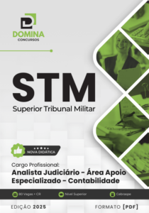 Apostila Analista Judiciário Contabilidade STM 2025 – Atualizado Pós-edital