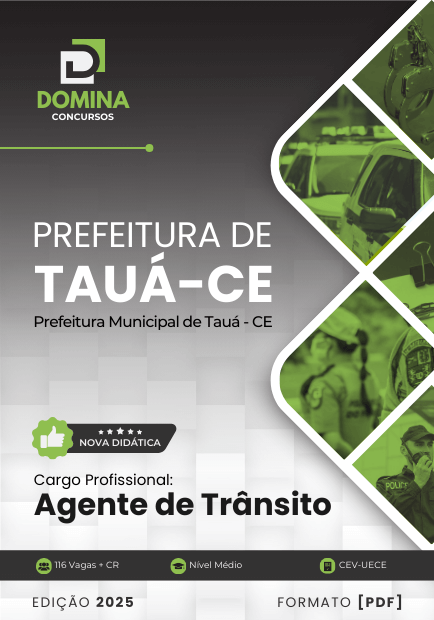 Novo Material: Apostila Agente de Trânsito Tauá CE 2025