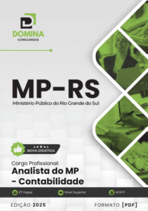 Novo Material: Apostila Analista Contabilidade MP RS 2025
