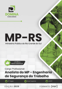Novo Material: Apostila Analista Engenharia Segurança do Trabalho MP RS 2025