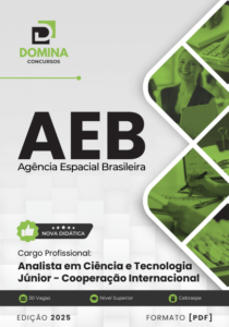 Novo Material: Apostila Analista em Ciência Cooperação Internacional AEB 2025
