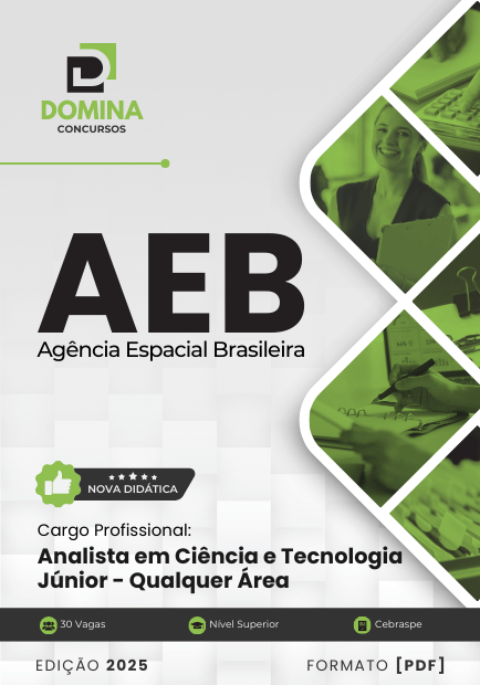 Novo Material: Apostila Analista em Ciência Tecnologista Júnior AEB 2025