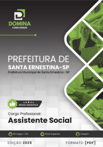 Novo Material: Apostila Assistente Social Santa Ernestina SP 2025