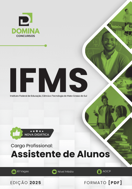 Novo Material: Apostila Assistente de Alunos IFMS 2025