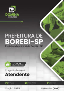 Novo Material: Apostila Atendente Borebi SP 2025