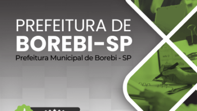 Novo Material: Apostila Atendente Borebi SP 2025