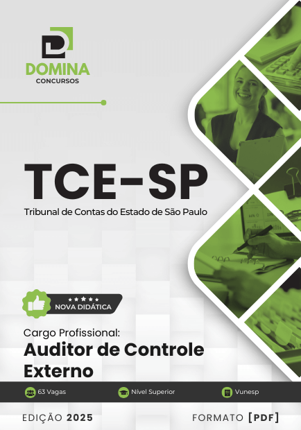 Novo Material: Apostila Auditor de Controle Externo TCE SP 2025