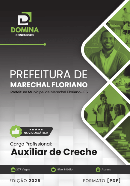 Novo Material: Apostila Auxiliar de Creche Marechal Floriano ES 2025
