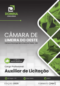 Novo Material: Apostila Auxiliar de Licitação Câmara Limeira do Oeste MG 2025