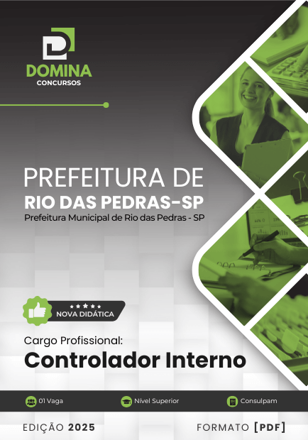 Novo Material: Apostila Controlador Interno Rio das Pedras SP 2025