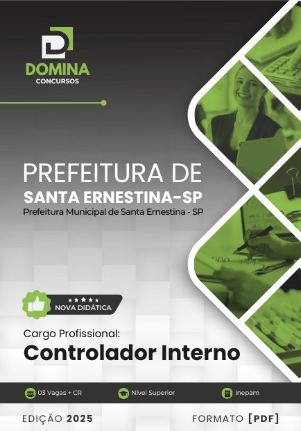 Novo Material: Apostila Controlador Interno Santa Ernestina SP 2025
