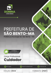 Novo Material: Apostila Cuidador São Bento MA 2025