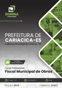 Novo Material: Apostila Fiscal Municipal de Obras Cariacica ES 2025