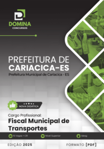 Novo Material: Apostila Fiscal Municipal de Transporte Cariacica ES 2025