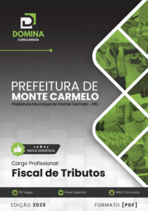 Novo Material: Apostila Fiscal de Tributos Monte Carmelo MG 2025