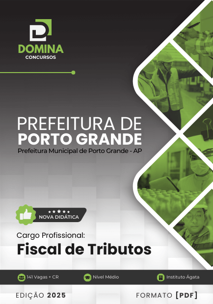Novo Material: Apostila Fiscal de Tributos Porto Grande AP 2025