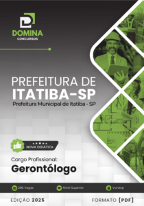 Novo Material: Apostila Gerontólogo Itatiba SP 2025