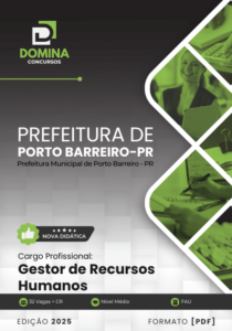 Novo Material: Apostila Gestor de Recursos Humanos Porto Barreiro PR 2025