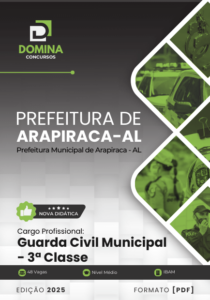 Novo Material: Apostila Guarda Civil Municipal Arapiraca AL 2025