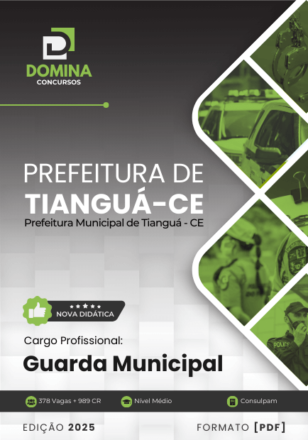 Novo Material: Apostila Guarda Municipal Tianguá CE 2025