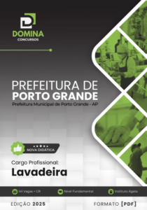 Novo Material: Apostila Lavadeira Porto Grande AP 2025