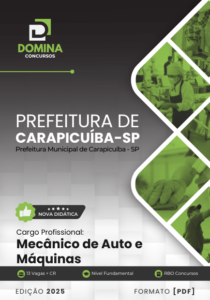 Novo Material: Apostila Mecânico Carapicuíba SP 2025