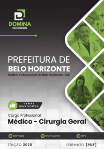 Novo Material: Apostila Médico Cirurgia Geral Belo Horizonte MG 2025
