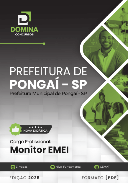 Novo Material: Apostila Monitor EMEI Pongaí SP 2025