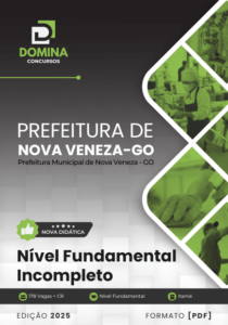 Novo Material: Apostila Nível Fundamental Incompleto Nova Veneza GO 2025