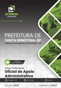 Novo Material: Apostila Oficial de Apoio Administrativo Santa Ernestina SP 2025