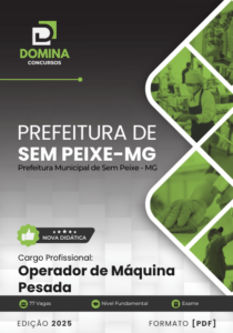 Novo Material: Apostila Operador de Máquina Pesada Sem Peixe MG 2025