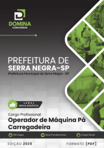 Novo Material: Apostila Operador de Pá Carregadeira Serra Negra SP 2025