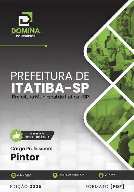 Novo Material: Apostila Pintor Itatiba SP 2025