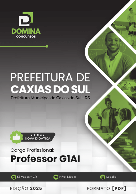 Novo Material: Apostila Professor Caxias do Sul RS 2025