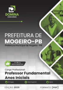 Novo Material: Apostila Professor de Anos Iniciais Mogeiro PB 2025