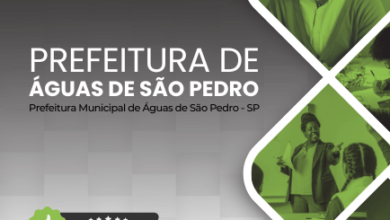 Novo Material: Apostila Professor de Ciências Águas de São Pedro SP 2025
