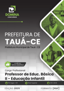 Novo Material: Apostila Professor de Educação Infantil Tauá CE 2025