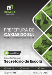 Novo Material: Apostila Secretário de Escola Caxias do Sul RS 2025