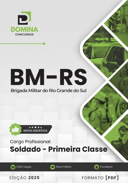 Novo Material: Apostila Soldado BM RS 2025
