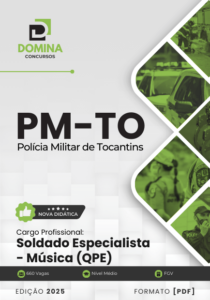 Novo Material: Apostila Soldado Especialista – Música – QPE PM TO 2025
