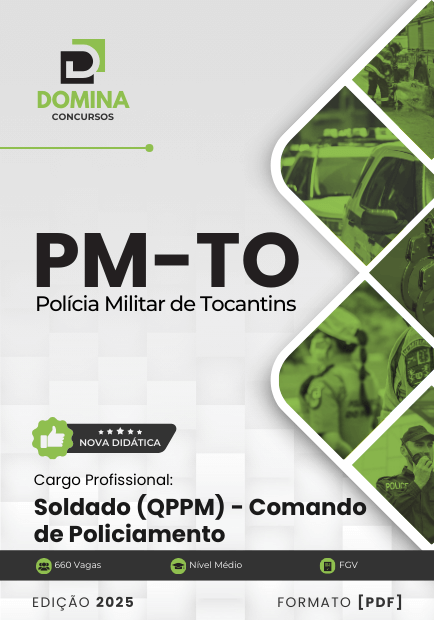 Novo Material: Apostila Soldado – QPPM PM TO 2025