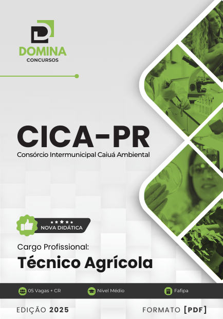 Novo Material: Apostila Técnico Agrícola CICA PR 2025