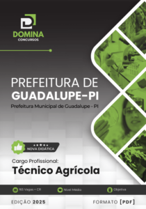 Novo Material: Apostila Técnico Agrícola Guadalupe PI 2025
