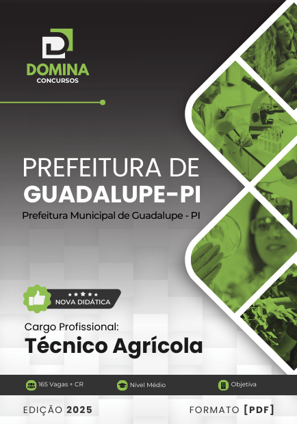 Novo Material: Apostila Técnico Agrícola Guadalupe PI 2025