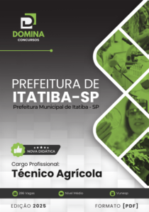 Novo Material: Apostila Técnico Agrícola Itatiba SP 2025